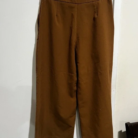 Pull&Bear Tan cropped pants - Picture 4 of 4